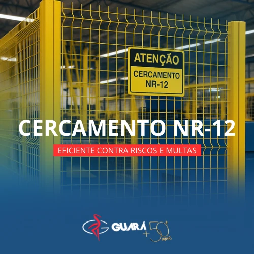 Cercamento NR‑12: Telas Guará oferece uma barreira de segurança eficiente contra riscos e multas Cercamento NR‑12: Telas Guará oferece uma barreira de segurança eficiente contra riscos e multas