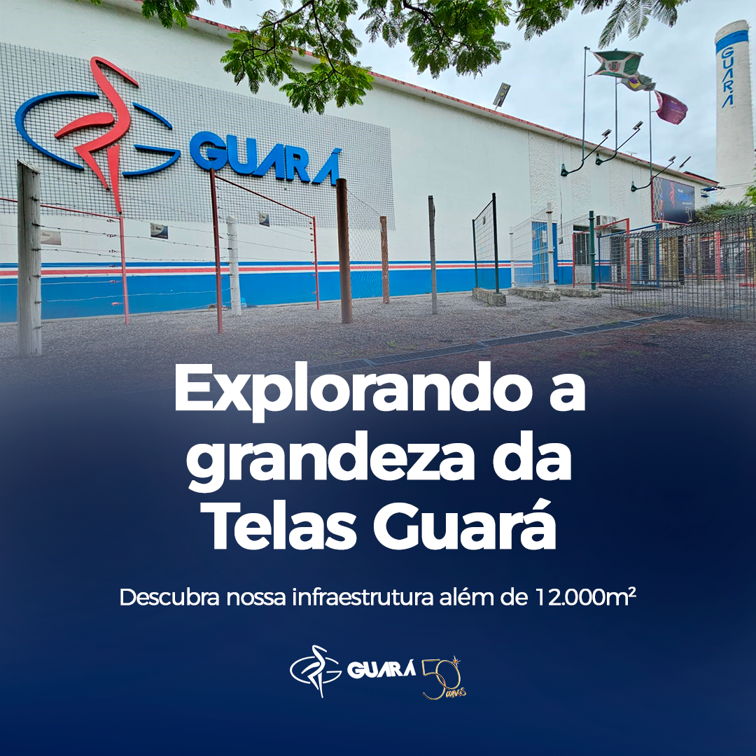 Explorando a grandeza da Telas Guará. Descubra nossa infraestrutura além de 12.000m² Explorando a grandeza da Telas Guará. Descubra nossa infraestrutura além de 12.000m²
