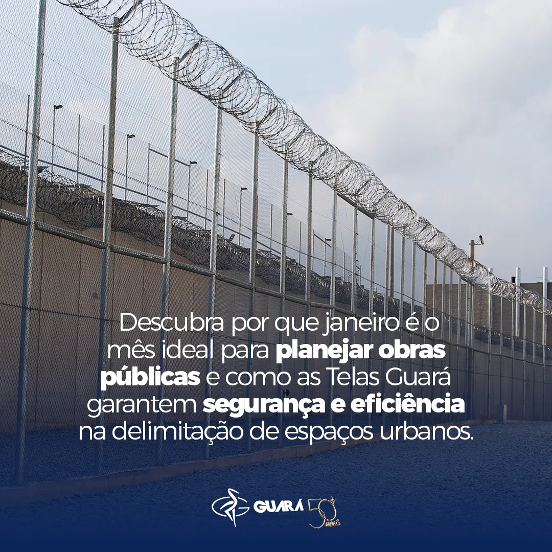 Por que janeiro é o mês ideal para planejar obras públicas? Como a Telas Guará garantem segurança e eficiência na delimitação de espaços urbanos. Por que janeiro é o mês ideal para planejar obras públicas? Como a Telas Guará garantem segurança e eficiência na delimitação de espaços urbanos.